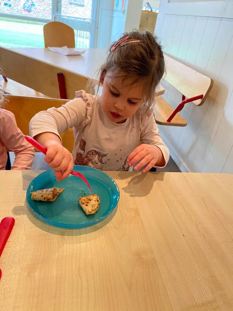 Pannenkoeken eten bij Zo in de Watertoren